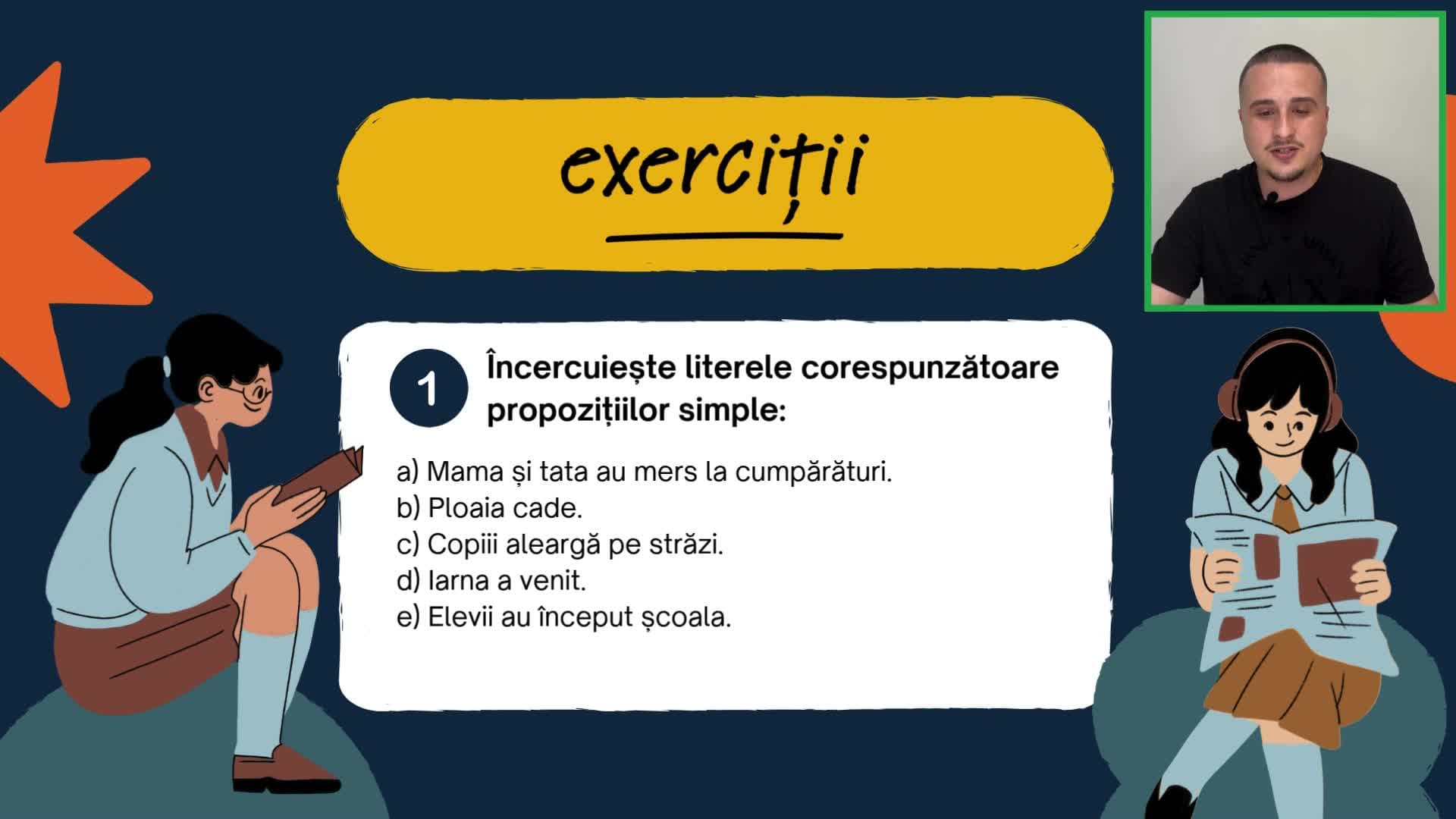 Substantivul — recapitulare